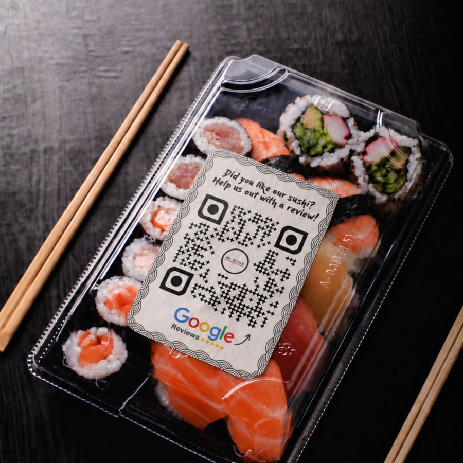 Takeaway stickers
